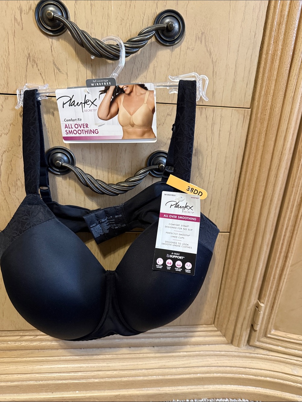 Playtex All Over Smoothing Bra - Black